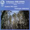 Pelassy brahms violin sonatas